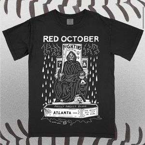 Heavy Slime Phillies red October Philly smells blood shirt sz M new s…